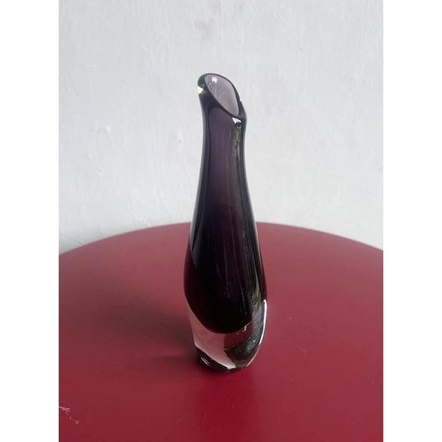 Soliflore Vase by Nils Landberg for Orrefors, Sweden, 1960s For Sale - Image 6 of 6