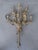 C1840 Large French Louis XIV Heraldic Gilt Bronze Castle Wall Sconce For Sale In Miami - Image 6 of 18