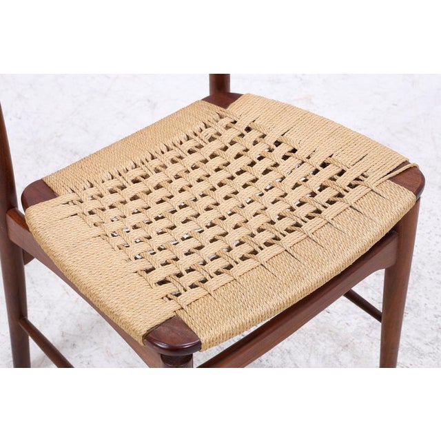 Mid-Century Danish Teak Dining Chairs, 1960s, Set of 2 For Sale - Image 9 of 17