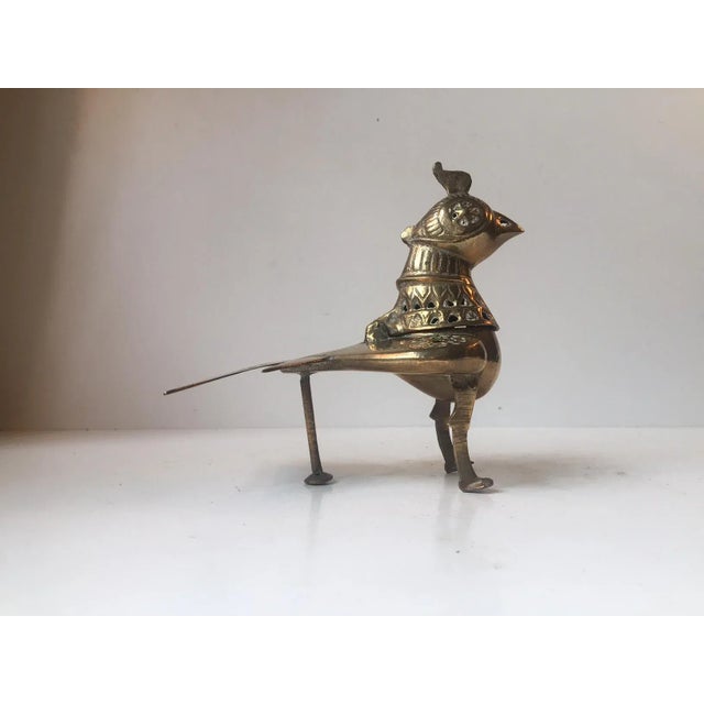 This vintage Incense burner or potpourri container is in the shape of a chicken, and was Handcrafted in India during the...