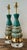 Teal Vintage MCM Glazed Ceramic Lamps - A Pair For Sale - Image 8 of 8
