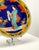 Japanese Polychromed Blue and Yellow Decorative Porcelain Charger Plate, 1920s For Sale - Image 3 of 8