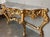 Spanish 19th Baroque Carved & Gilted Walnut Ormolu and Marble Console Table For Sale - Image 4 of 13
