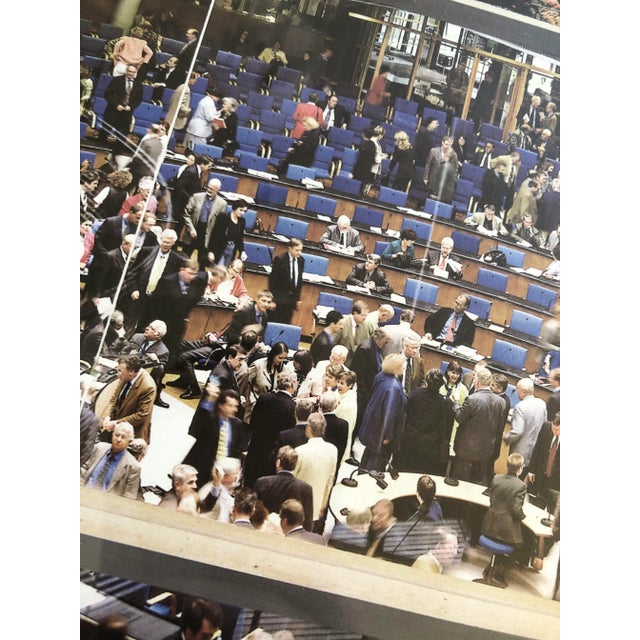 Modern Vintage Wall Art Lithograph "Assembly Room Interior" For Sale - Image 3 of 7