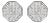 10K White Gold 7/8 Cttw Princess Diamond Composite Octagon Shaped Stud Earrings (I-J Color, I1-I2 Clarity) For Sale