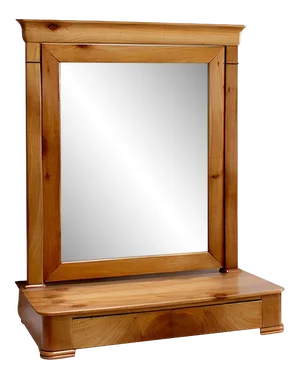 Restoration Period Cherrywood Psyche Cabinet, 1800s