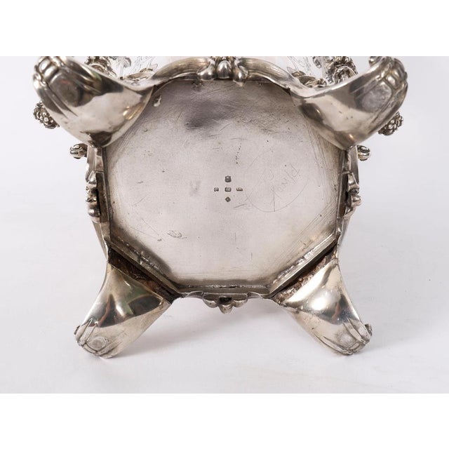 Antique Wine Cooler Champagne Ice Bucket from Elkington, Mason & Co, 1849 For Sale - Image 13 of 16