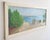 Attractive panoramic oil on canvas painting depicting a southern Adriatic or Dalmatian coastal landscape, mid-20th...
