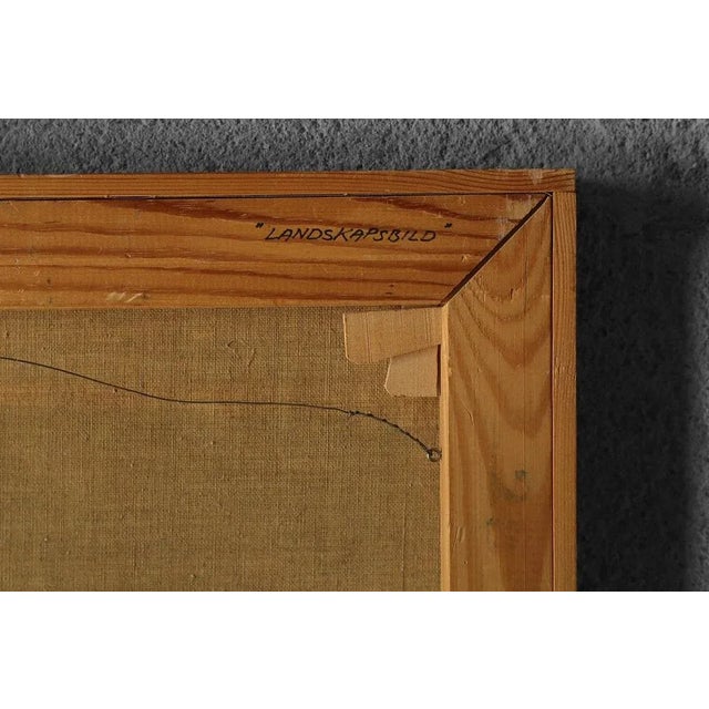 Kurt Losell, Landscape, 1967, Oil on Canvas, Framed For Sale - Image 6 of 7