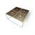 Metal Brutalist Coffee Table in Metal and Copper with Steel Tops, 1980s For Sale - Image 7 of 9