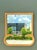Late 20th Century Vintage Grasscloth and Wood Wall Mirror For Sale - Image 5 of 15