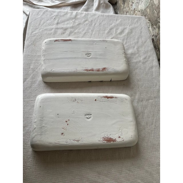 2010s Handcrafted Ceramic Trays With Black Abstract Splatter Design - [Only 1 Left!!] For Sale - Image 5 of 8
