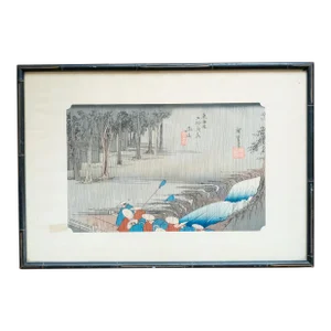 Early 20th Century Japanese Woodblock Print After Utagawa Hiroshige