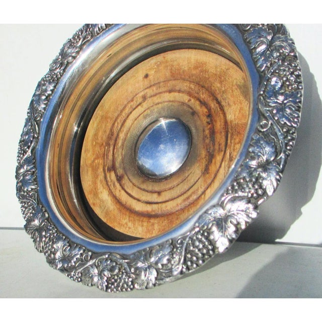 19th Century Old Sheffield Plate Wine Coaster. For Sale - Image 4 of 6