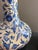 Blue Pair of Blue & White Floral Porcelain Vases For Sale - Image 8 of 8