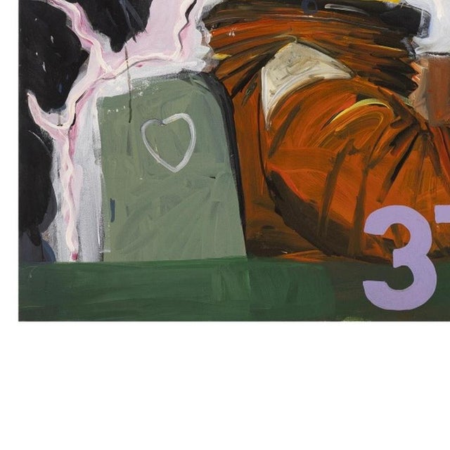 Contemporary Nazaré Álvares, Composition, 1997, Acrylic on Canvas For Sale - Image 3 of 6
