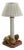 Neoclassical Grand Tour Lion and Fluted Column Table Lamp in Gilt Wood, 1880 For Sale
