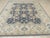 Textile 8x10 Blue Hand-Knotted Wool Layered Floral Border Classic Traditional Carpet Rug For Sale - Image 7 of 11