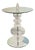 Abacus Glass Tea Table by the Drawing Room Atl in Finish Celedon - Size: Tall / Gueridon - Modern Sofa Table in Neutral White Glass For Sale