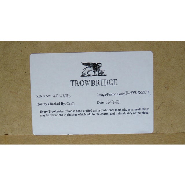 Trowbridge Gallery Art Frames With Botanical Prints a Pair Chairish