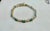 Early 21st Century 5 Carat Emerald Tennis Bracelet 14 Karat Yellow Gold, 6.5 Inch For Sale - Image 5 of 18