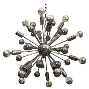 Mid-Century Chrome Sputnik Chandelier