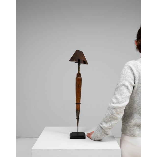 French Provincial 19th Century French Wooden Bird Lure On Metal Stand For Sale - Image 3 of 18