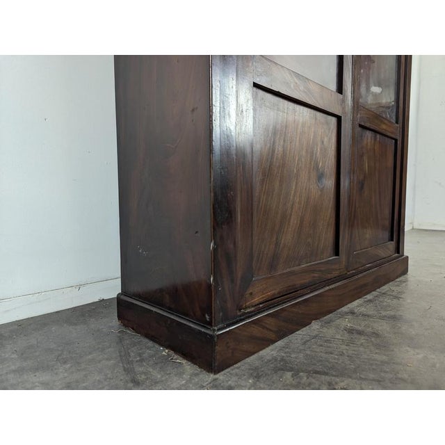 Louis Philippe Mahogany Display Cabinet For Sale - Image 6 of 7