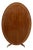 Large Oval Mahogany Tilt-Top Table For Sale