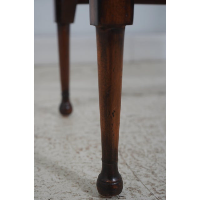 Brown Maitland Smith Mahogany Faux Bamboo Book Trough Magazine Rack For Sale - Image 8 of 15