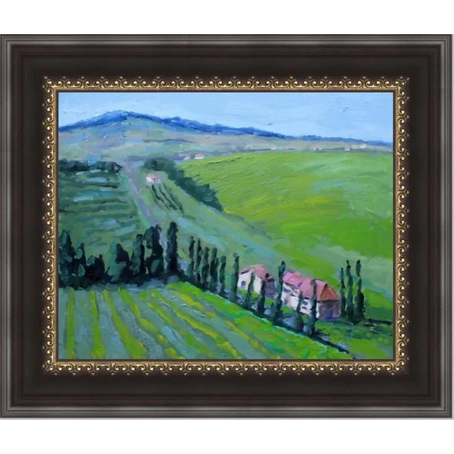 Contemporary Contemporary Tuscan Landscape (Original Oil Painting) For Sale - Image 3 of 5