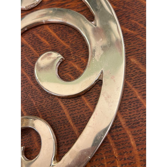 Metal Late 20th Century Virginia Metal Crafters Brass “Tree of Life” Candle Wall Sconces - A Pair For Sale - Image 7 of 9