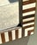 Late 20th Century Vintage Striped Bone Inlay Wall Mirror For Sale - Image 5 of 14