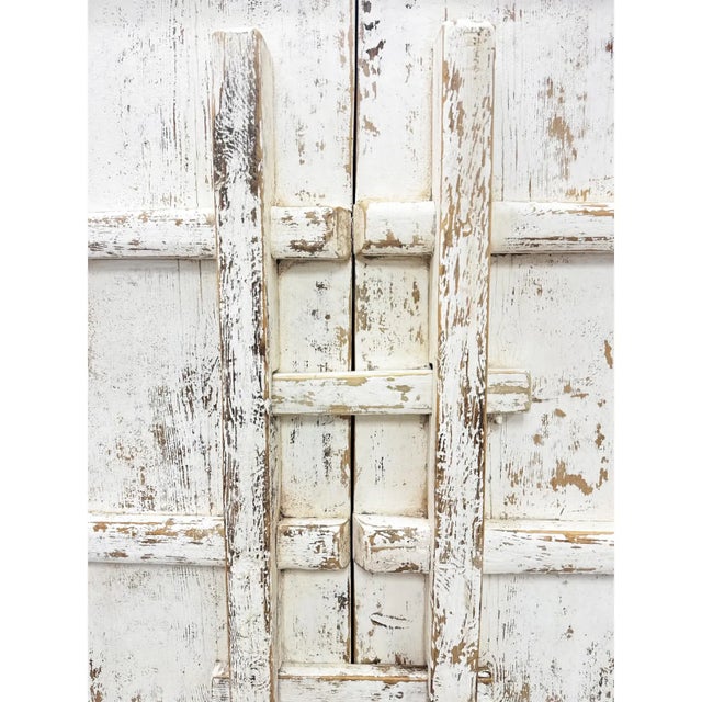 Early 19th Century Early 19th Century Authentic Asian Salvaged Door Tall Cabinet For Sale - Image 5 of 5