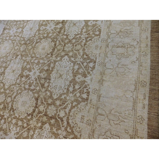 Handmade Room Size Zero Cut Pile Rug. 8'1"x 10' For Sale - Image 16 of 18