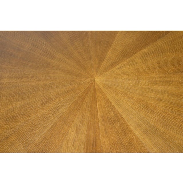 Wood Art Deco Neo-Classical Style Mahogany Dining Table, 1940 For Sale - Image 7 of 16