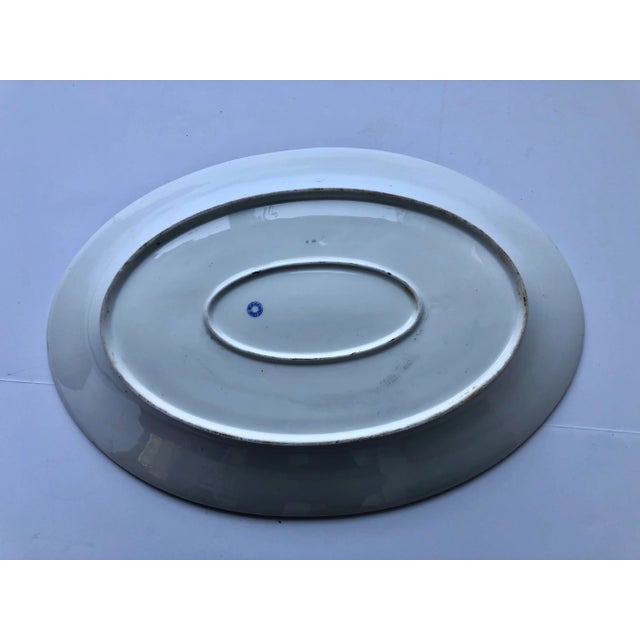 Ceramic Vintage Limoges Tressemann and Vogt Oval Platter For Sale - Image 7 of 12