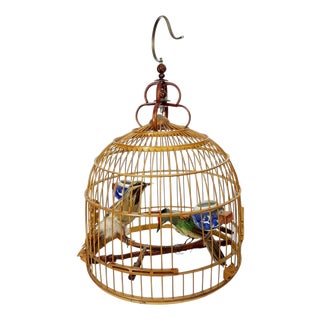 Vintage Chinese Birdcage, 1970, Set of 3 For Sale