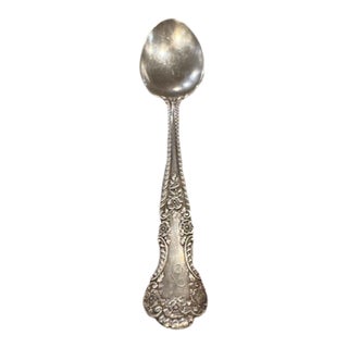 Antique Gorham "Cambridge" Sterling Silver Teaspoons. Monogram "N". 5 5/8" For Sale