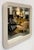 Large Vintage Coastal Painted Pencil Reed Wall Mirror Offered for sale is a large vintage pencil reed wall mirror in the...