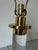1980s Vintage Postmodern Frederick Cooper Brass & Lucite Table Lamp For Sale - Image 12 of 12