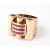 Metal Italian 14 Kt Rose Gold Ring Circa 1940s For Sale - Image 7 of 10