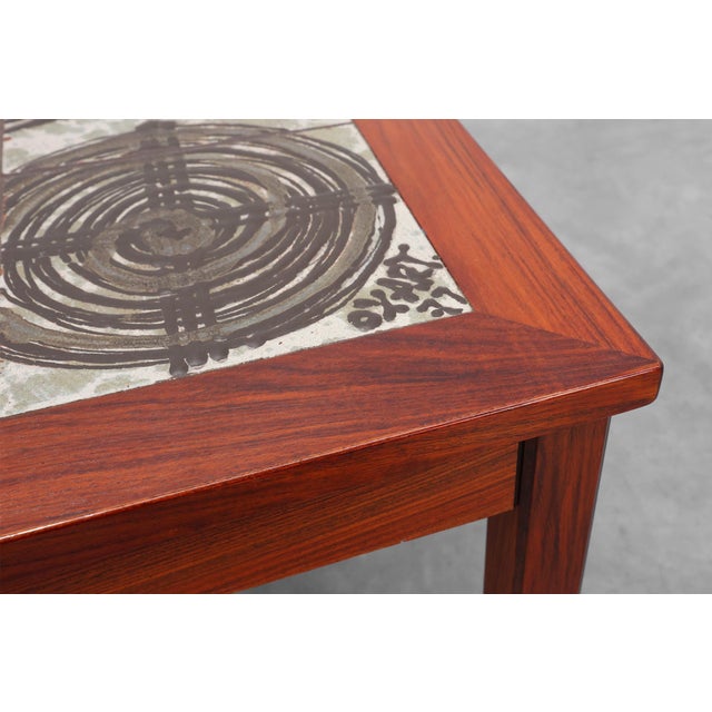 Brown Mid‑Century Ox-Art 71 Coffee Table from Trioh, Denmark, 1970s For Sale - Image 8 of 11