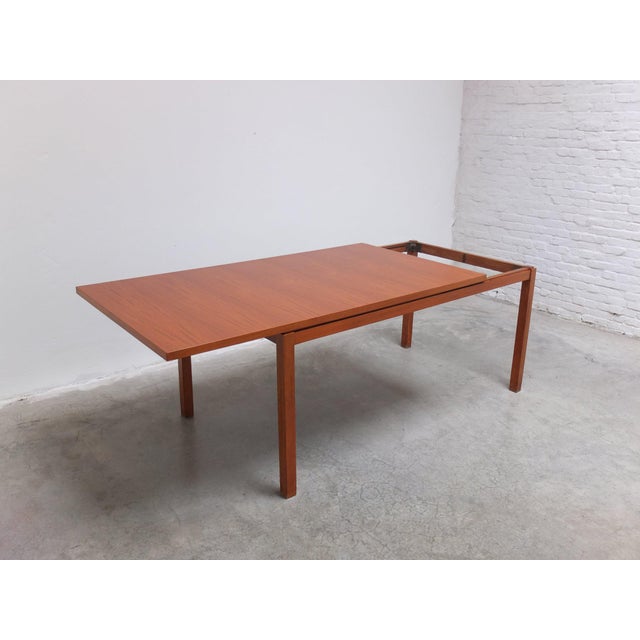 Large Extendable Dining Table by Oswald Vermaercke for V-Form, 1960s For Sale - Image 17 of 18