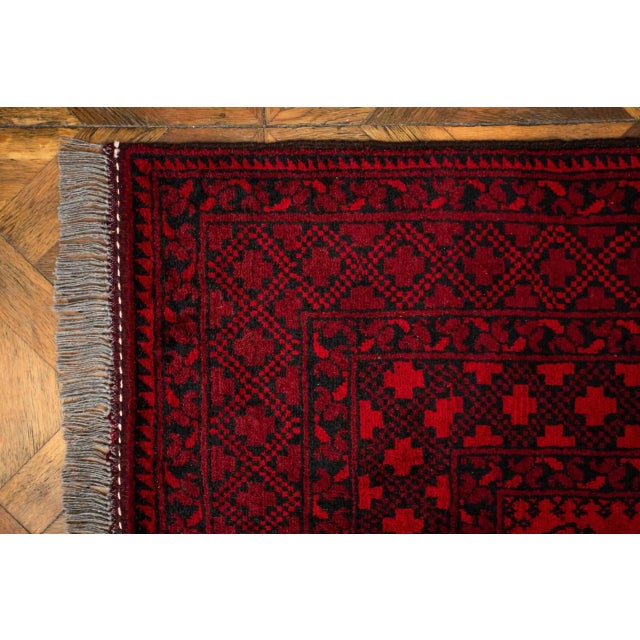Afghan Hand-Knotted Ačka Rug For Sale - Image 4 of 10