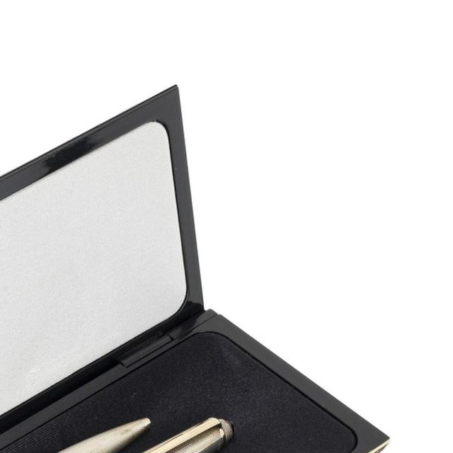 Pens in Silver from Montblanc, Set of 2 For Sale - Image 4 of 6