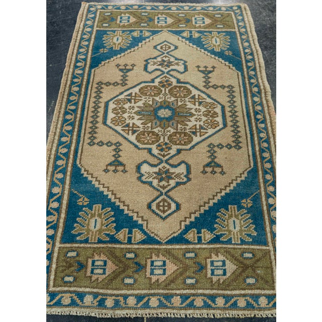 Turkish Mini Rug Oriental Hand Knotted Vintage Rug 2' x 3'3" #20768 Explore a curated collection of hallway runners, wool...