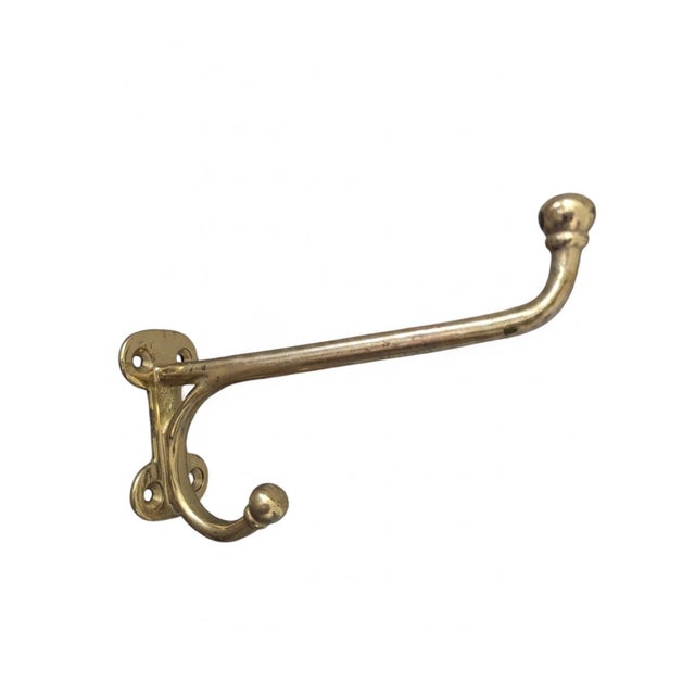 A Pair of Vintage Brass Hooks