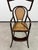 Antique Bentwood Childrens High Chair with Folding Tray and Caned Seat, 1890s For Sale - Image 4 of 11