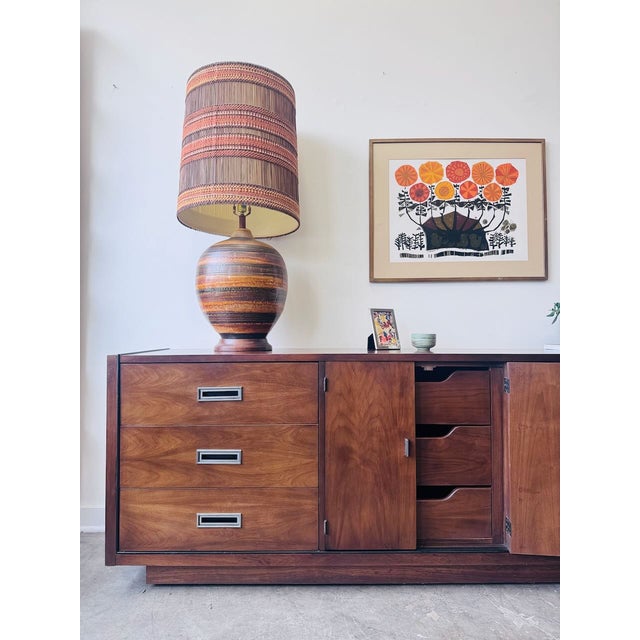 Wood 1960s American of Martinsville Low Dresser For Sale - Image 7 of 9